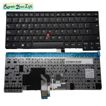 Podsvietenie klávesnice notebooku SP španielčina pre lenovo t440 L440 E431 T440S T431S MP-12M16E0-0621 SG-58850-2EA Podsvietený originálne čierna