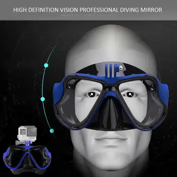 Podvodná Profesionálne Potápačské Masky Pre Dospelých Silikónové Sukne Anti-Fog Okuliare Okuliare Na Plávanie, Rybolov, Biliard Vybavenie