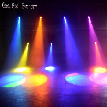 Pohyblivé Hlavy LED DJ Spot Light 90W Gobos Projektor LED Rotačné DMX Svetlo Na Disco Party Bar Stage Show