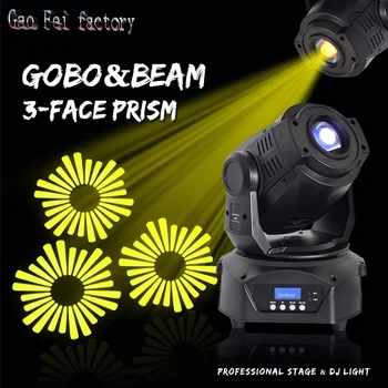 Pohyblivé Hlavy LED DJ Spot Light 90W Gobos Projektor LED Rotačné DMX Svetlo Na Disco Party Bar Stage Show