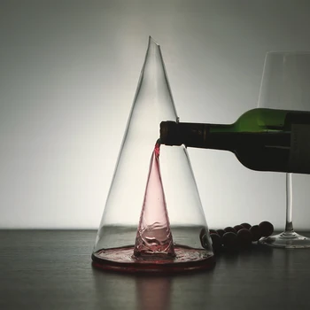 Pohár Vína Decanter Rýchlo Vodopád Pyramídy Whisky Separátor Ručne Vyrobené Delič Víno Príslušenstvo Panel Nástrojov