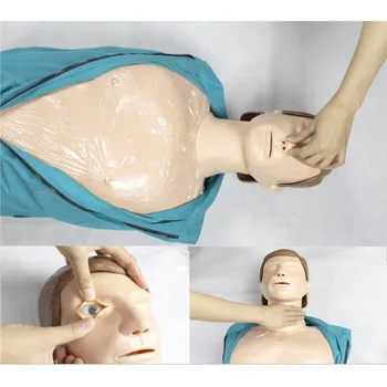 Polovica tela dospelých kardiopulmonálnej resuscitácia CPR AED Manikin Dýchanie model výcvik Prvej Pomoci figuríny Ľudské Telo modelu