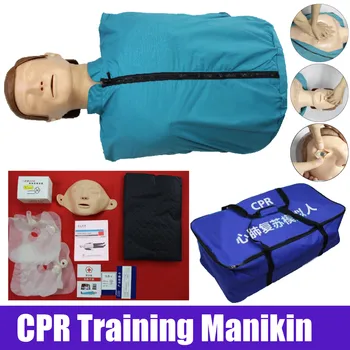 Polovica tela dospelých kardiopulmonálnej resuscitácia CPR AED Manikin Dýchanie model výcvik Prvej Pomoci figuríny Ľudské Telo modelu
