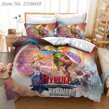 Populárne Zelda Hra 3d Perinu Nastaviť Odkaz Zelda Princess posteľná bielizeň Sady Twin Plný Kráľovná Kráľ Manželská Posteľ Obliečky Obliečky Chlidren