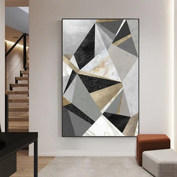 Postmoderných Geometrie Umelecké Plátno Abstraktné Maľby Nástenné Maľby Moderné Plagáty Vytlačí Klasické Nástenné Art Obrázky pre Obývacia Izba