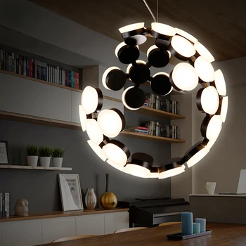 Postmoderných závesné LED svetlá loft luster reštaurácia pozastavené osvetlenie Nordic obývacia izba svietidlá, Bar, Kaviareň prívesok lampy