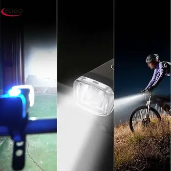 Potrebné usb nabíjateľné smart svetlo na bicykel na noc koni cestovné (predné svetlo zadné svetlo nastavenie)