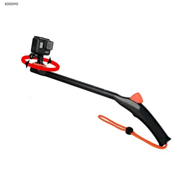 Potápanie Selfie stick 360 stupňov na Jedno kliknutie Flip Selfie stick Ručný držiak Pre GoPro Hero 7 6 5 Sjcam Xiao YI Akciu, Fotoaparát