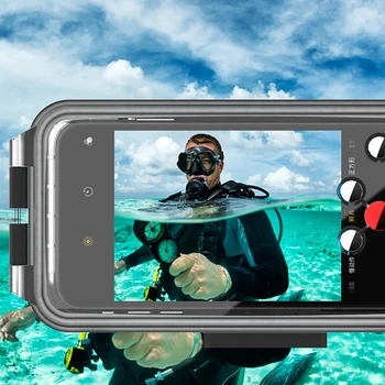 Potápanie Telefón Prípade 60M Vodotesný Telefón bývanie Pre HuaWei P20 P30 PRO Mate 20 30 Pro Smartphone Potápanie Prípade Vysokej Kvality 1pc