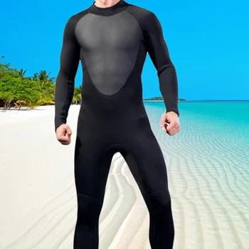 Potápačský Oblek Muž Plný Kombinézu 3 mm Neoprén, Neoprénová Tvárny Plávanie Dlhý Rukáv Neoprén, Surfovanie, Šnorchlovanie Plný Kombinézu