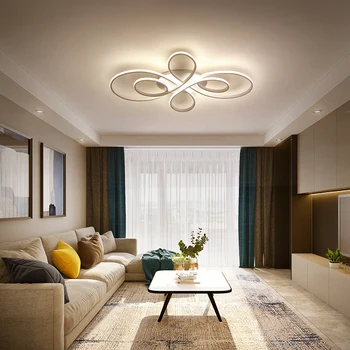 Povrchovú montáž Moderné Led Stropné Svietidlá pre obývacej izby, spálne, študovňa Kávy alebo biela Skončil led Stropné Svietidlo 110-240V
