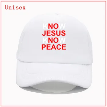 POZNAŤ JEŽIŠA VEDIEŤ MIER BIELE čiapky pre mužov pánske klobúky baseball otec klobúky clonu klobúk ženy baseball cap oka klobúk dizajnér klobúk spp v pohode