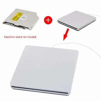 Poštovné zadarmo Externý USB disk CD, DVD RW Krytu Prípade pre Macbook Pro Air Optickej Jednotky
