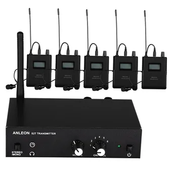 Pre ANLEON S2 UHF Stereo Bezdrôtový Monitor Systému 670-680MHZ 4 Frekvenciách Profesionálne Digitálne Stage In-Ear Monitor Systému