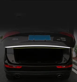 Pre Audi Q5 2009 - 2016 Exteriéru Nerezová Oceľ Zadný Kufor Parník Veko Krytu Výbava