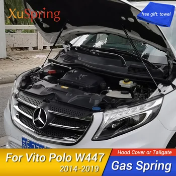 Pre Benz Vito Viano V-trieda Marco Polo Metris W447-2019 Auta, Kapota Dve Bočné Zdvíhacie Klapky Benzínu Vzpery Bary Rod Styling