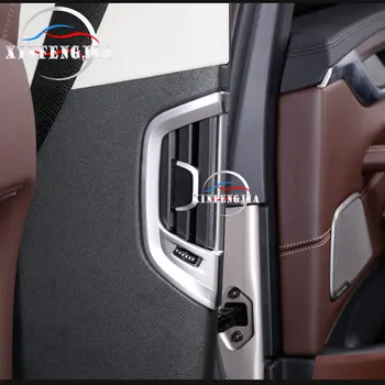 Pre BMW 5 Series G30 G31 17-18 2 KS Chróm ABS Zadnej Strane výstupu Vzduchu Kryt Výbava