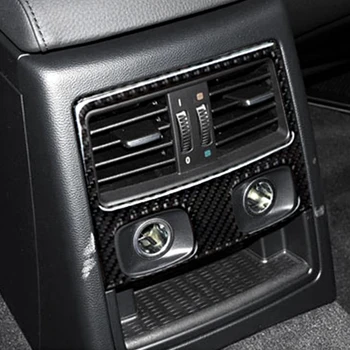 Pre bmw e90 e92 e93 Interiérom Uhlíkových Vlákien klimatizácia CD ovládací panel dekorácie Auta styling 3 series príslušenstvo