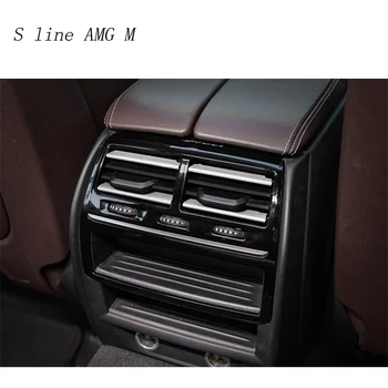 Pre BMW G30 G38 F10 5 Série Zadné klimatizácia ventilačné dekoratívne rám odvzdušňovací výbava nálepku Krytu Interiéru auto Príslušenstvo