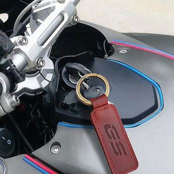 Pre BMW Motorrad GS F800GS F850GS R1200GS R1250GS G310GS G650GS Motocykel Keychain Cowhide Krúžok na kľúče