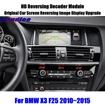 Pre BMW X3 F25 2010~HD Cúvaní Dekodér Box Modul Zadné Parkovacie Kamery Obrázok Auto Obrazovku Upgrade Zobrazenie Aktualizácie