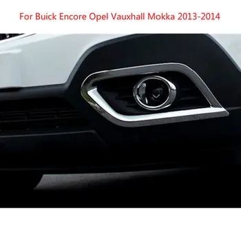 Pre Buick Encore Opel Vauxhall Mokka 2013-2KS Na jednu Sadu Predné Hmlové Svietidlo Pokrytie Hlavy Hmlové Svetlo Kryt Výbava Fit