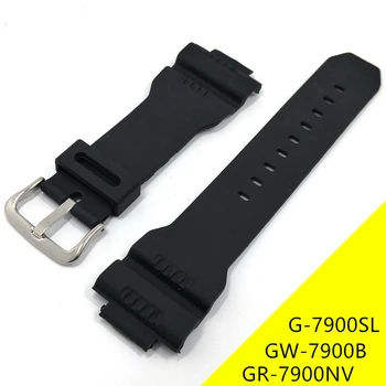 Pre Casio G-SHOCK G-7900SL GW-7900B GR-7900NV Hodinky Watchband Silikónové gumičky Pre Casio Nahradiť Športové Hodinky Popruhy