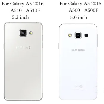 Pre Coque Samsung Galaxy A5 2016 Prípade Kože Flip Kryt Samsung A5 2016 Telefón Puzdro Pre Samsung Galaxy A5 2016 A510 Prípade A5 6