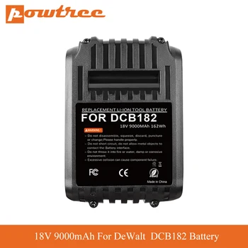 Pre DeWalt 18V 9.0 Ah Batérie Nástroje Batérie Náhradné DCB181 DCB182 DCB200 DCB205 DCB204 DCB206 DCB205-2 Nástroje Batérie