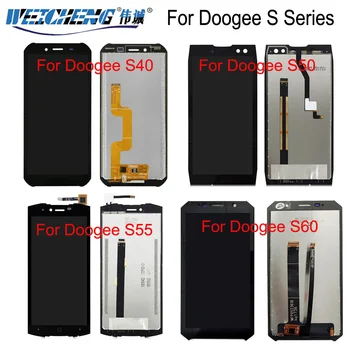 Pre Doogee S40 S60 Lite LCD Displej+Dotykový Displej Displej Digitalizátorom. Montáž Náhrada za doogee s50 s55 s60