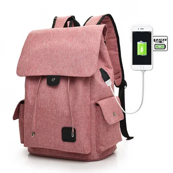 Pre Dospievajúcich Študentov Dievčatá Školský Batoh Taška Tlač Ženy Batohy Cestovné Bagpack Hot USB Nabíjanie Notebooku Batoh