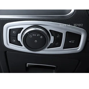 Pre Ford EDGE 2016 2017 auto detektor styling kryt predné hmlové spínač svetiel vnútorná Výbava rám lampa panel 1pcs