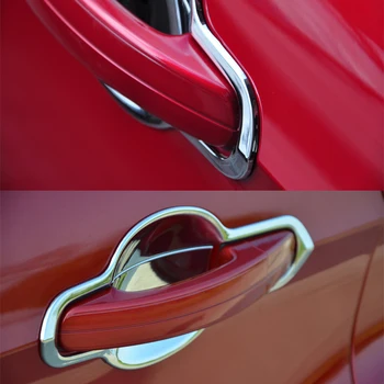 Pre Ford Escape Kuga 2013 2016 2017 ABS Chrome Dvere Auta chránič rukoväť Miska príslušenstvo Kryt Výbava Auta styling 8pcs
