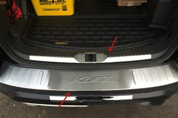 Pre Ford Kuga 2017 2018 2019 nehrdzavejúcej ocele rada prah batožinového priestoru stráže anti-scratch ochranu auto príslušenstvo