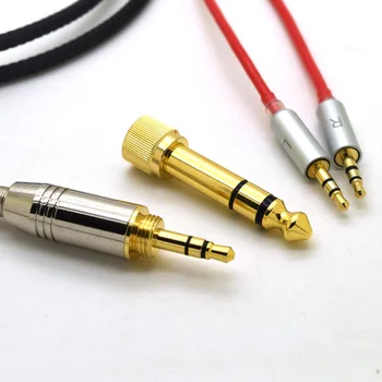 Pre Hifiman HE400S ON-400I HE560 ON-350 HE1000 V2 Náhradný Kábel pre Slúchadlá, 3.5 mm muž 6.35 mm 2x 2,5 mm Muž Audio HIFI kábel