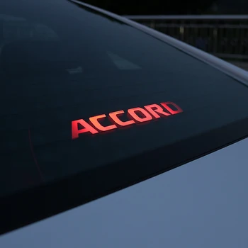 Pre Honda Accord 2018 2019 Uhlíkových vlákien Auto Brzdové Svetlá Dekoratívny Kryt Stop Lampa Nálepky Upravený príslušenstvo
