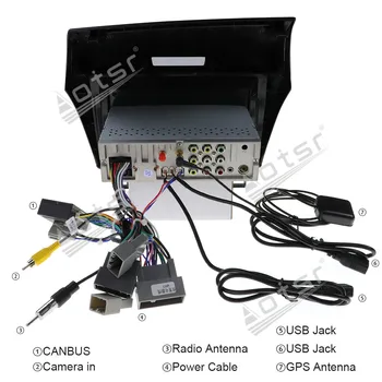 Pre Honda Jade 2010-2017 Auto Multimediálne Rádio Prehrávač, Stereo Android 9 DSP 9 PALCOVÝ IPS Displej stavať v DSP GPS Navi BT vedúci jednotky