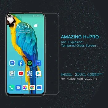 Pre Huawei Honor 10 Skla Nillkin Úžasné H/H+Pro 9H Tvrdeného Skla Screen Protector Pre Česť V30/V30 Pro/9X/9X Pro/20/20Pro