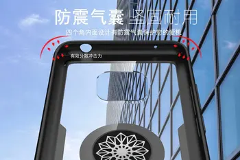 Pre Huawei Mate 20 Pro Prípade Prsteň Stáť Magnet Transparentné shockproof Ochranný Zadný Kryt puzdro pre huawei mate 20 20pro