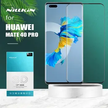 Pre Huawei Mate 40 Pro Sklo Nillkin CP+ Max Úplné Pokrytie 3D Hrany Tvrdené Sklo Screen Protector pre Huawei Mate 40 Pro Sklo