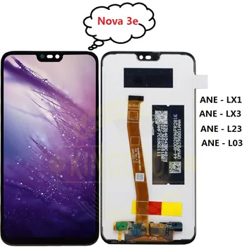 Pre Huawei Nova 3 LCD Displej Dotykový Displej PAR LX1 LX9 Nova 3i LCD INE LX2 L21 Nova 3e Displej LX3 L23 Obrazovke Nova3 s rámom