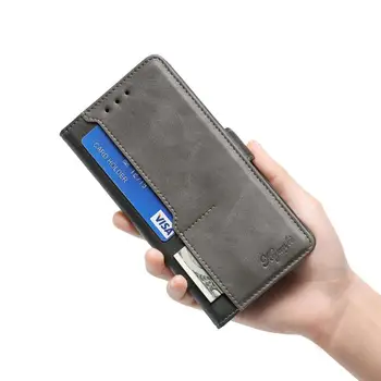 Pre Huawei P smart Z Plus 2020 2019 2018 Luxusné Spájať Držiteľa Karty Flip Kožené puzdro Magnetickou sponou Stojan Mobilný Telefón Kryt