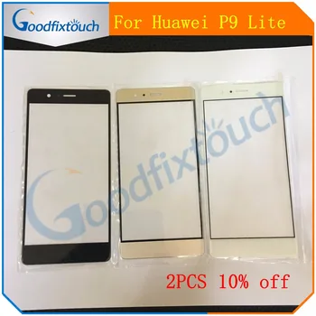Pre Huawei P9 Lite / G9 Prednom Displeji Vonkajšieho Skla Dotyk Vonkajší Panel Kryt Objektívu Náhradné Black/White/Gold