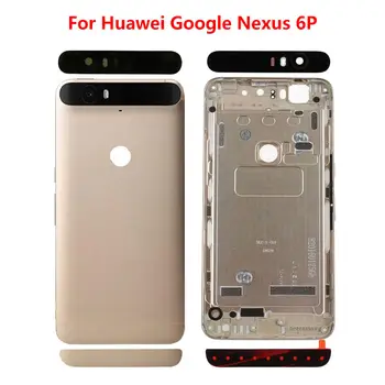 Pre Huawei pre Google Nexus 6P Zadný Kryt Zadné Dvere Bývanie + Top Sklo Blesk Fotoaparátu Objektív Nahradenie Opravy Dielov+nástroj