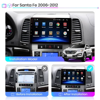 Pre Hyundai Santa Fe 2006-2012 2.5 D 2 Din 9