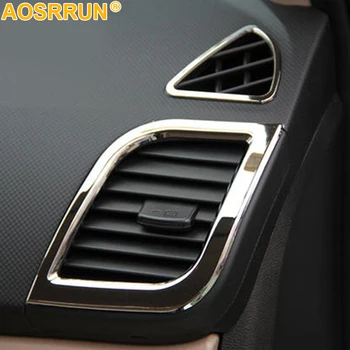Pre Hyundai Solaris Prízvuk I25 2011 2012 2013 Auto klimatizácia zásuvky kryt chrome ABS dosky Auto Príslušenstvo