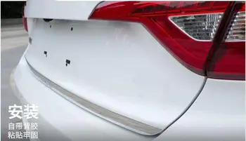 Pre Hyundai Sonata LF 2016 2017 Zadný Kufor Boot Veko zadných dverí Dverí Kryt Výbava Liatie Obloha Pásy Prízvuk Styling