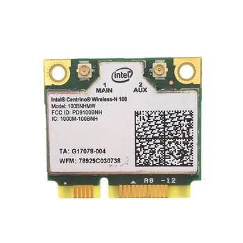 Pre Intel Centrino Wireless-N 100 100BNHMW 802.11 b/g/n 150Mbps PCIe Half Mini Bezdrôtové Karty