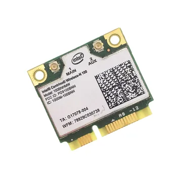 Pre Intel Centrino Wireless-N 100 100BNHMW 802.11 b/g/n 150Mbps PCIe Half Mini Bezdrôtové Karty