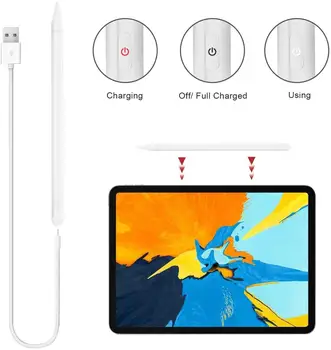 Pre iPad Ceruzka Apple Pero Stylus pre iPad 9.7 Pro 11 12.9 Vzduchu 3 4 10.5 10.2 2018 2019 2020 6. 7. 8. Dotykové Pero Apple Ceruzka 2